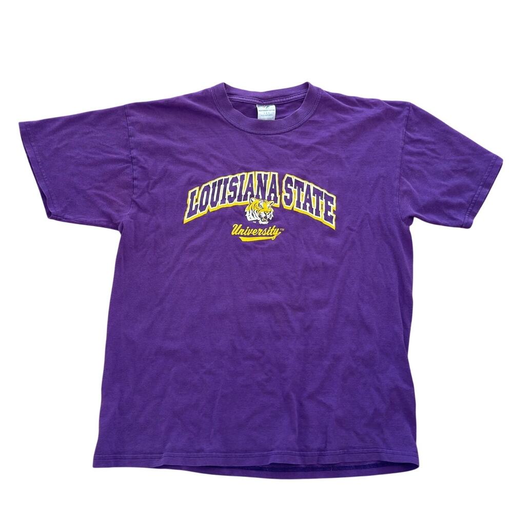LSU Louisiana State University Purple Graphic T-Shirt